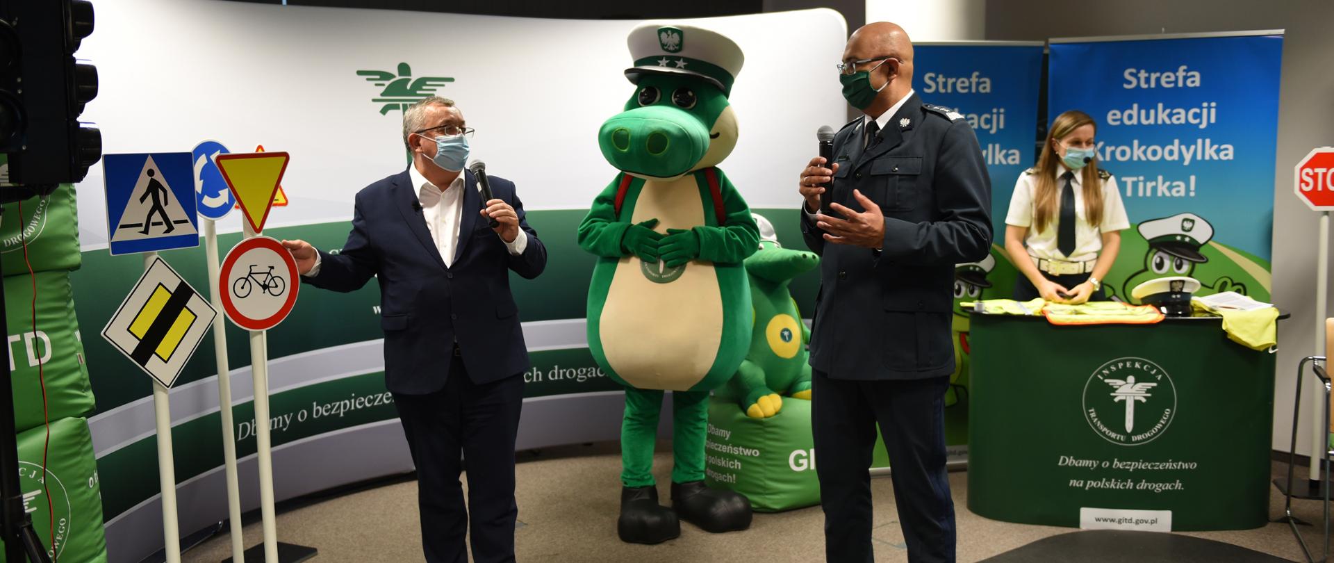 Minister Infrastruktury Andrzej Adamczyk i Szef ITD Alvin Gajadhur.