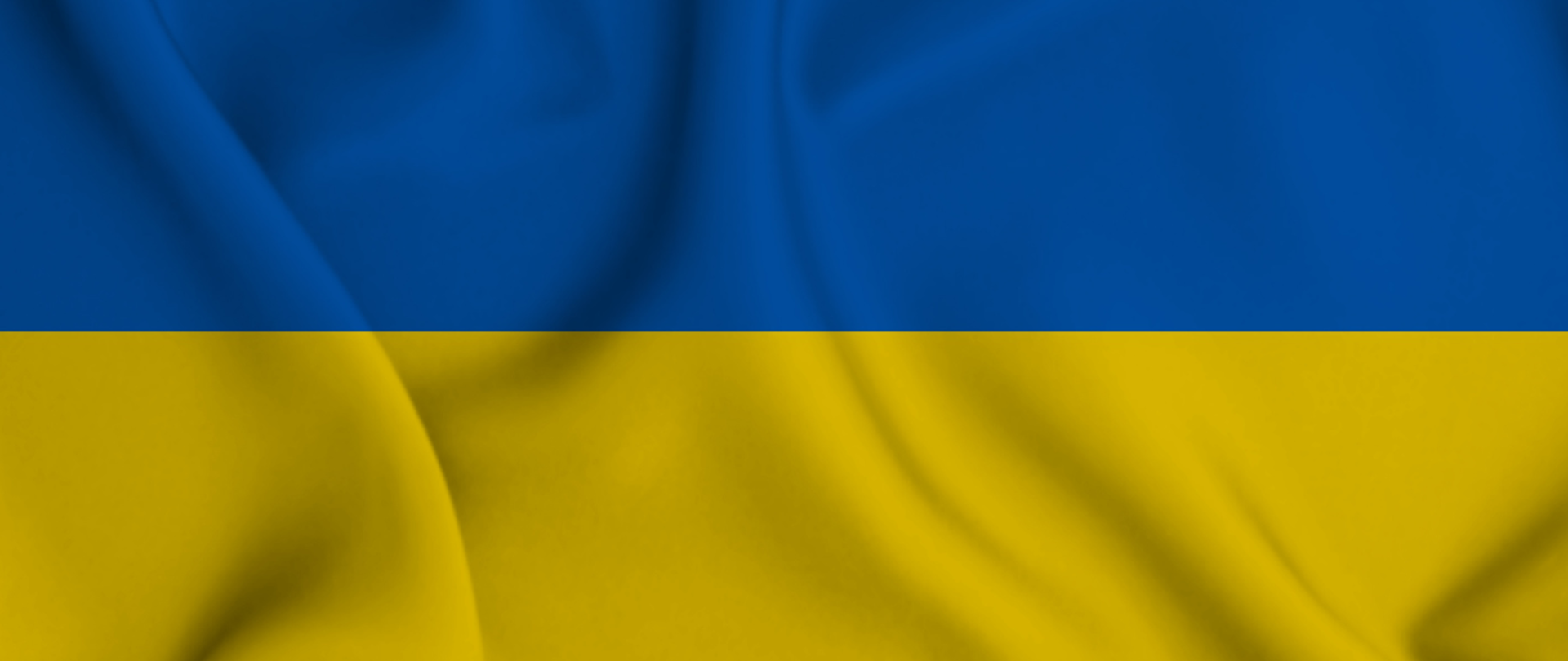 Flaga Ukrainy w kolorach niebiesko-żółty