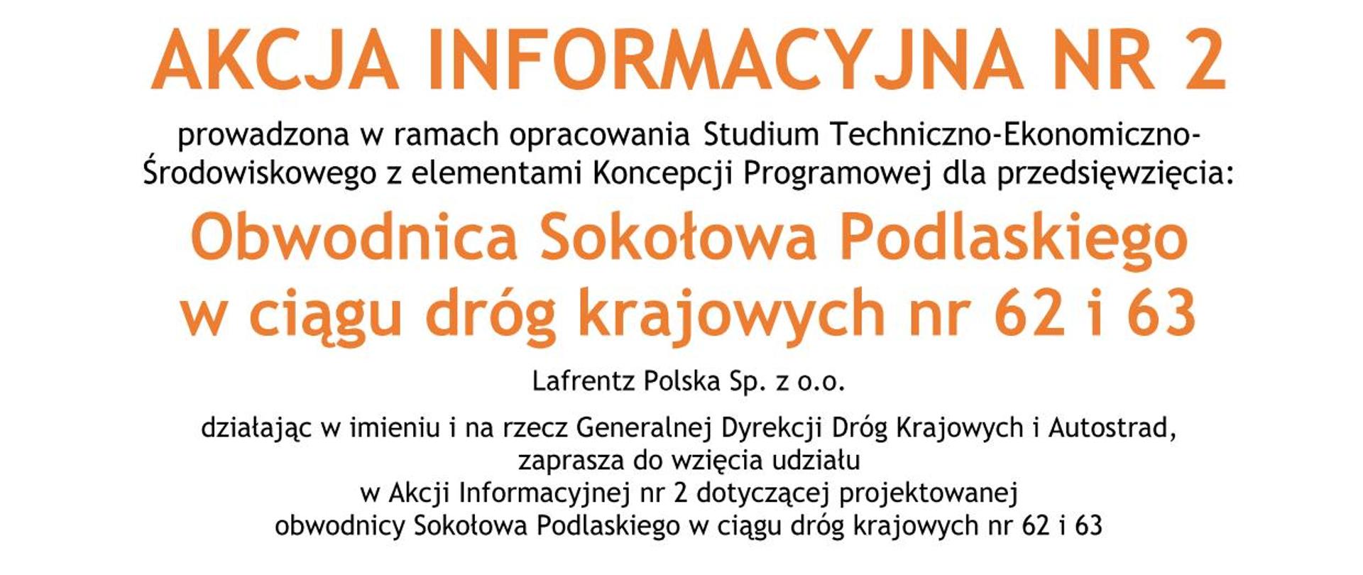 II akcja informacyjna-obw. Sokołowa Podlaskiego - plakat