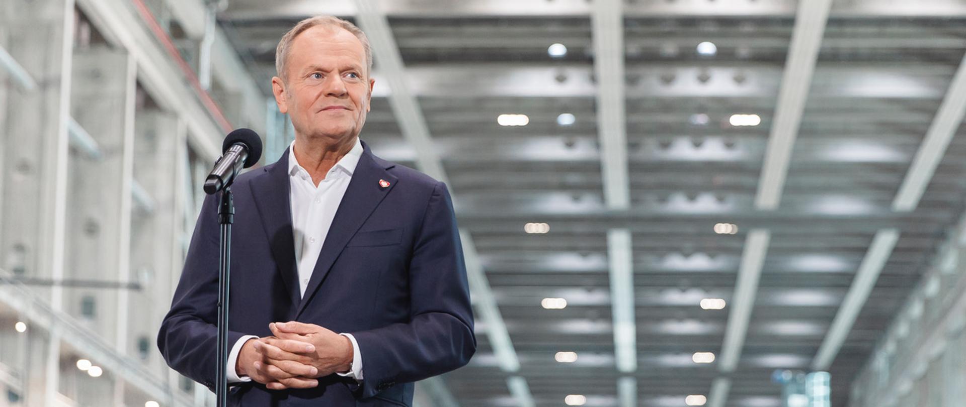 PM Tusk visiting Baltic Towers in Gdańsk