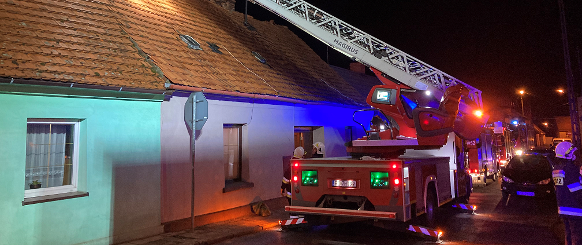 Uszkodzony dach Borek Wlkp.