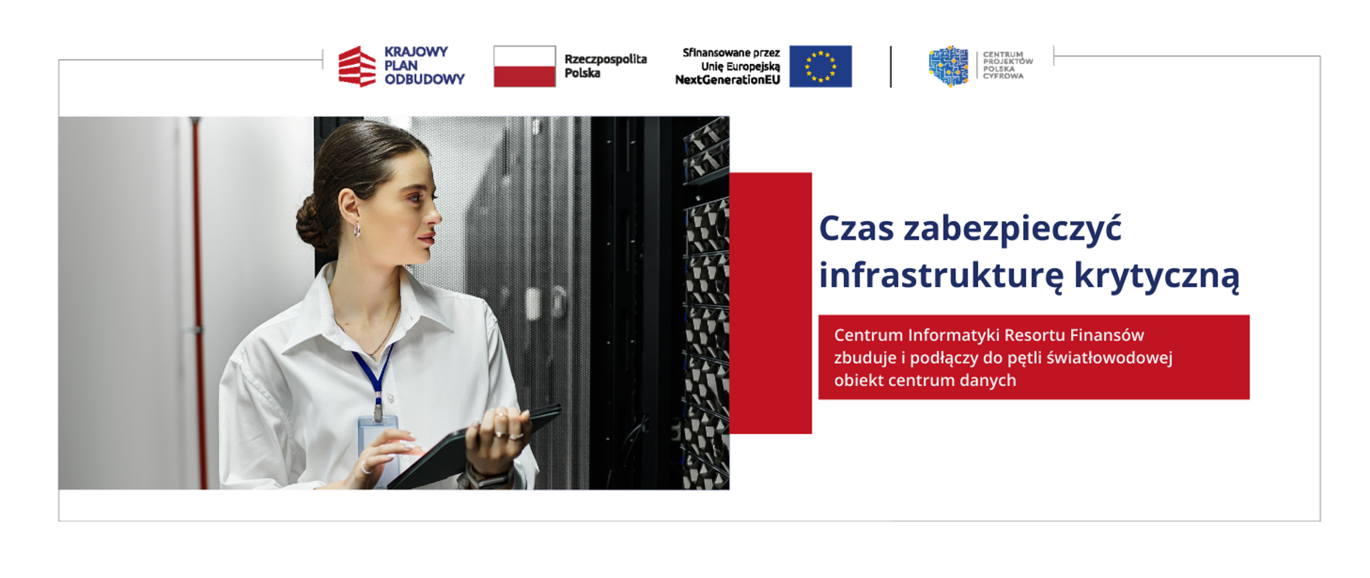 CIRF zbuduje i połączy do pętli światłowodowej obiekt centrum danych