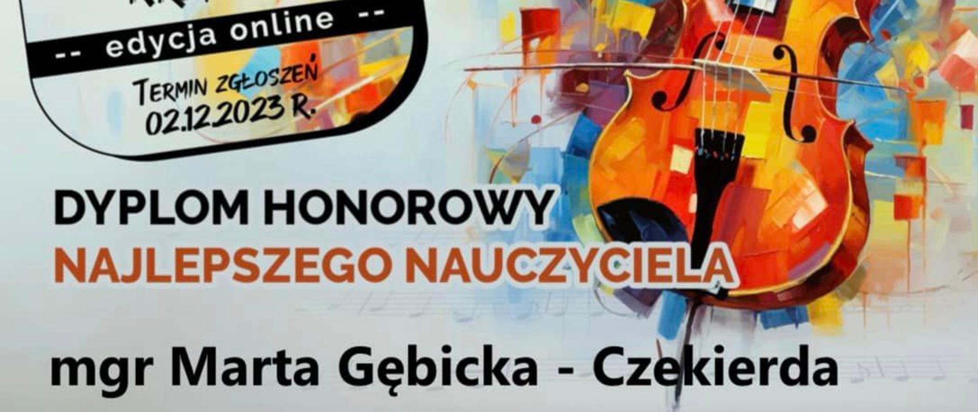 Dyplom Marta Gebicka