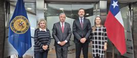 Ana Maria Chamy, Konsul H. w Concón, Manuel Millones, delegado presidencial, Michał Świetlik,charge d'affaires a.i. , Mielna Łukasiewicz, I Radca