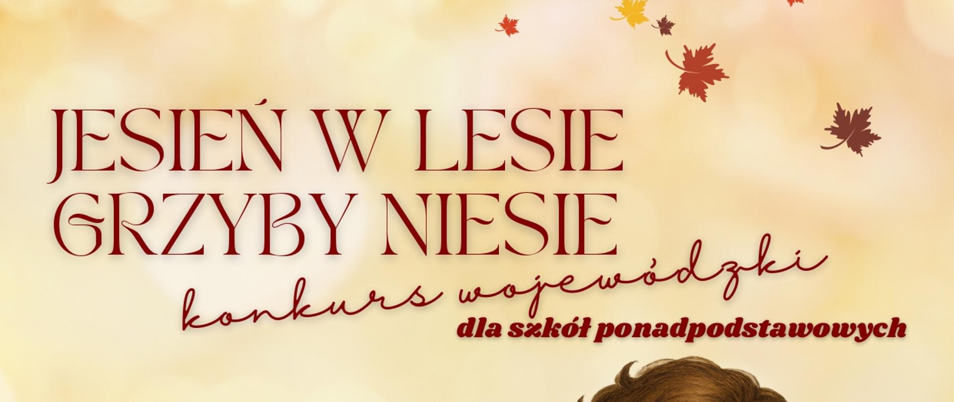 Plakat na model grzyba