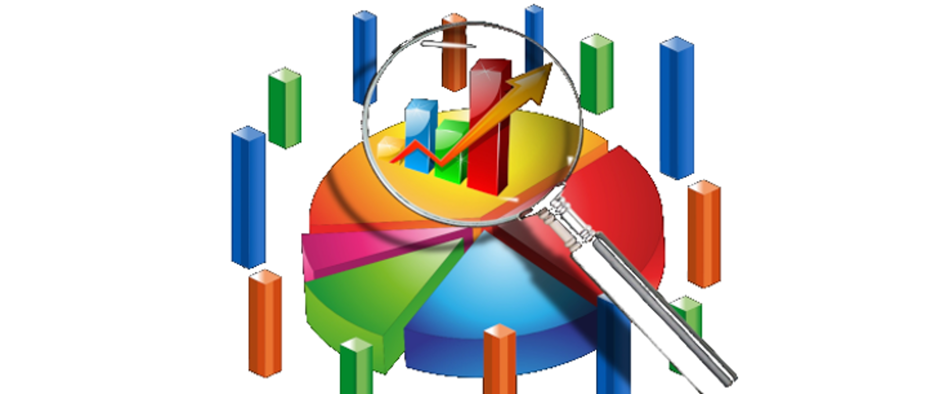 Zdjęcie przedstawia wykres kołowy jako logo zegary pożarniczego