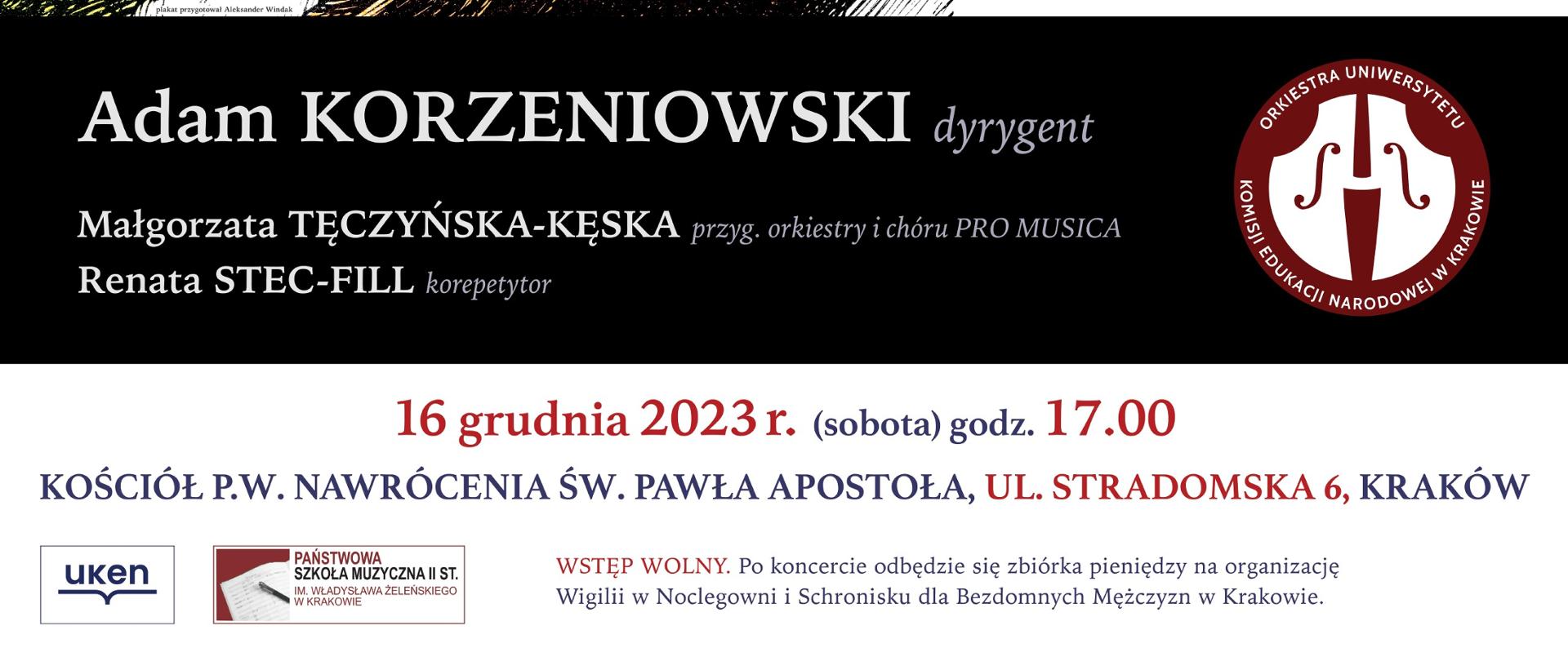Zdjęcie G.F.Handla Koncert 16.12.2023 godz.17.00 Kościół p.w. św.Pawła Apostoła ul. Stradomska