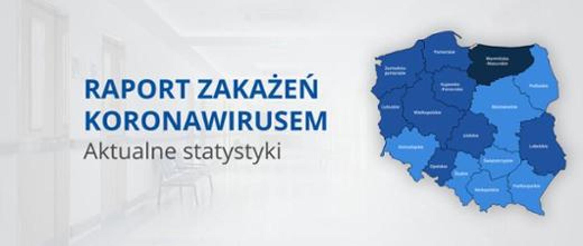 raport zakażeń koronawirusem