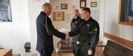 Wręczenie aktu mianowania na Zastępcę Dowódcy Jednostki Ratowniczo – Gaśniczej w Sławnie