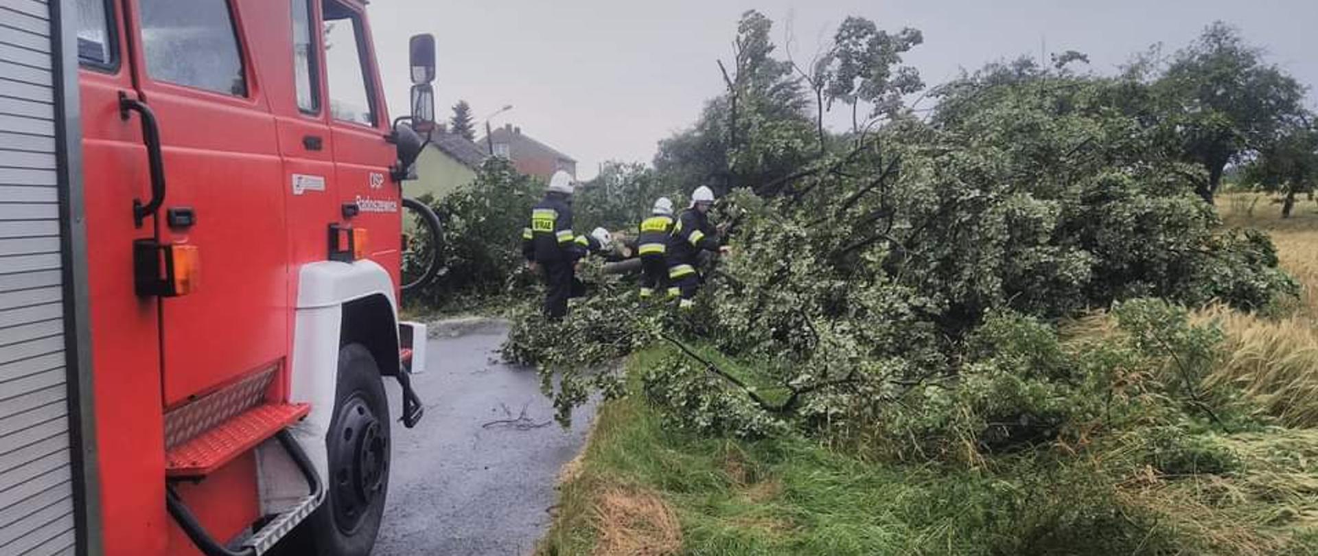 Burze i silne wiatry nad pow. pajęczańskim