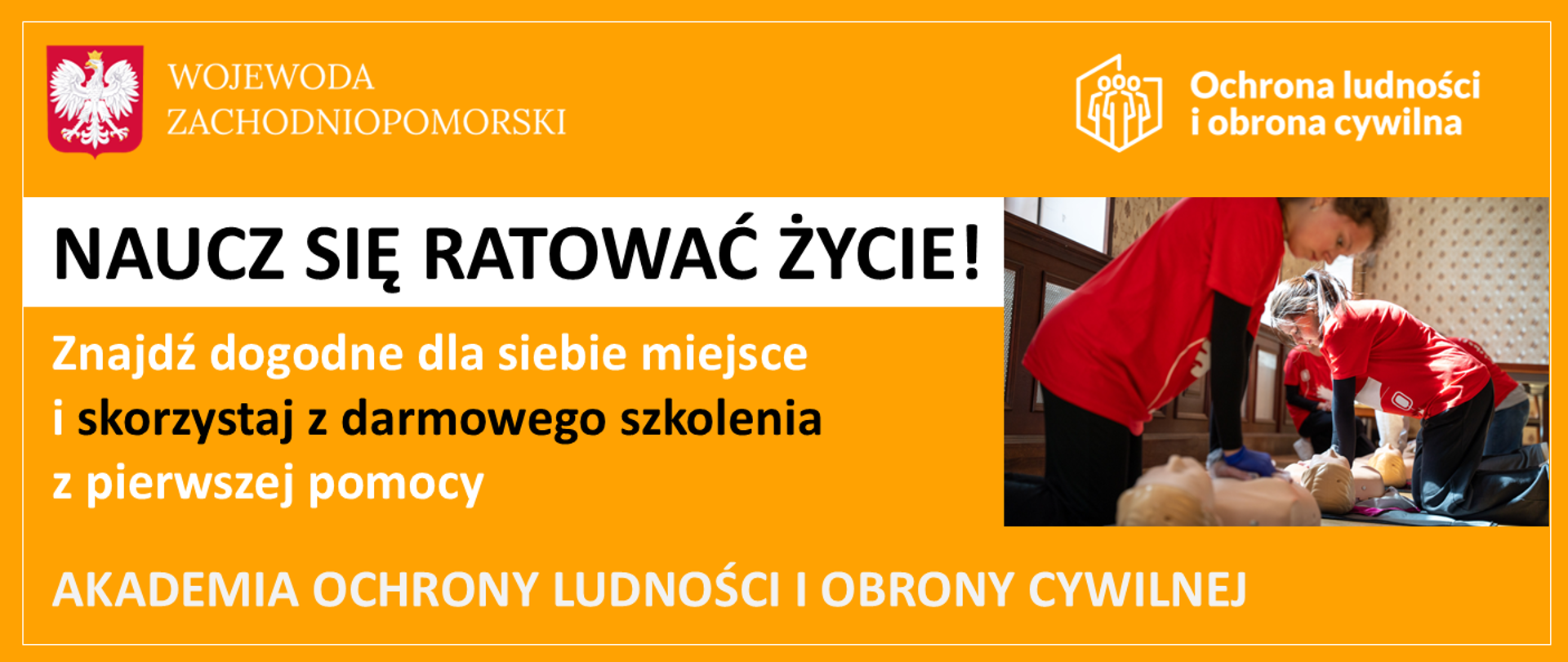 Naucz się ratować życie! Znajdź dogodne dla siebie miejsce i skorzystaj z darmowego szkolenia z pierwszej pomocy 