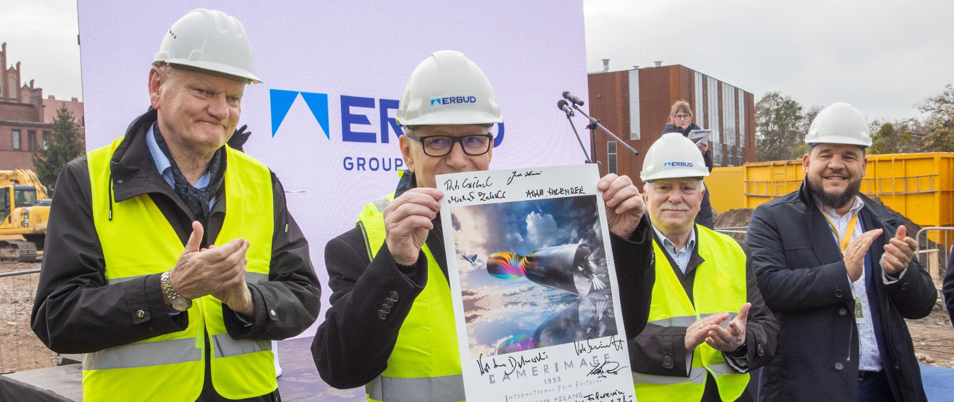 Kamień węgielny pod budowę Europejskiego Centrum Filmowego CAMERIMAGE wmurowany, fot. Mikołaj Kuras