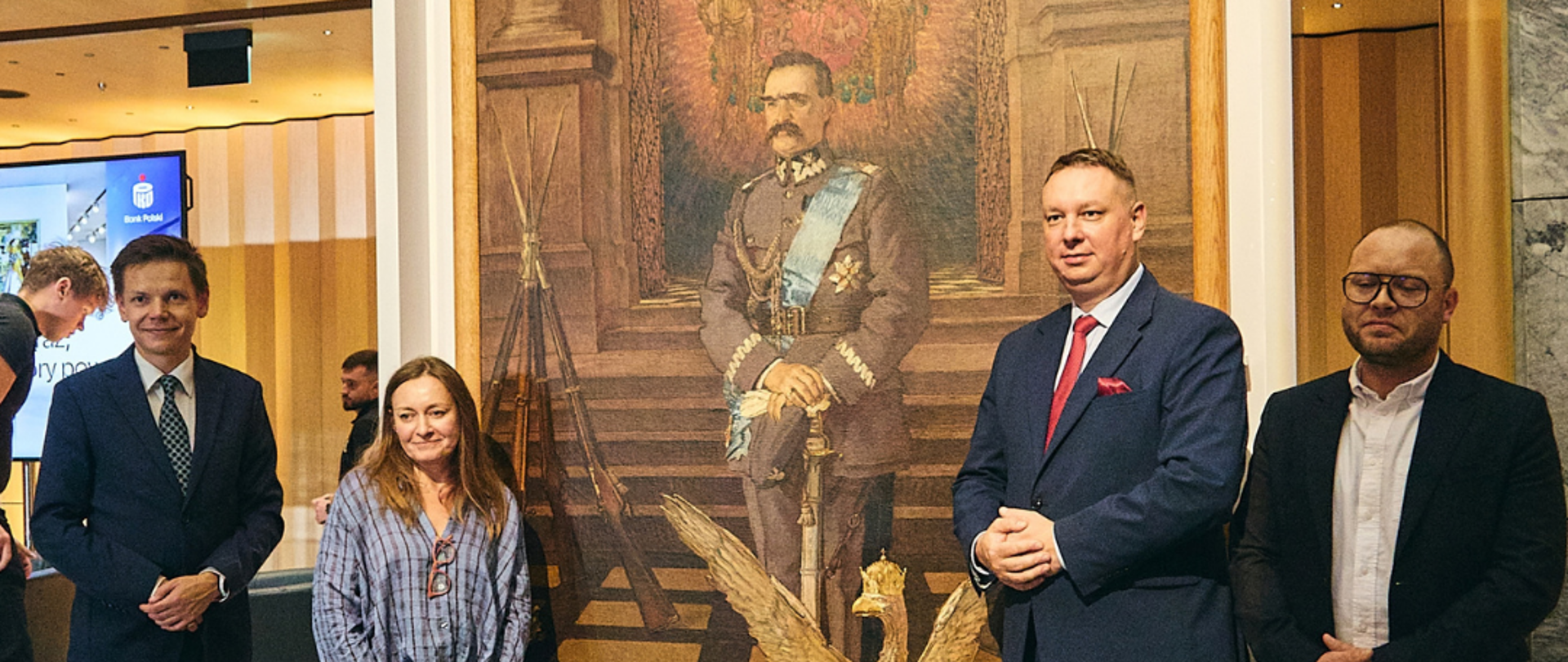 Zaprezentowaliśmy odrestaurowany portret Józefa Piłsudskiego, fot. M. Cioch/MHP