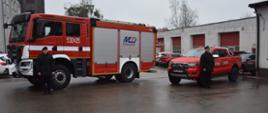 Przekazanie pojazdów pożarniczych Komendzie Powiatowej PSP w Ostródzie