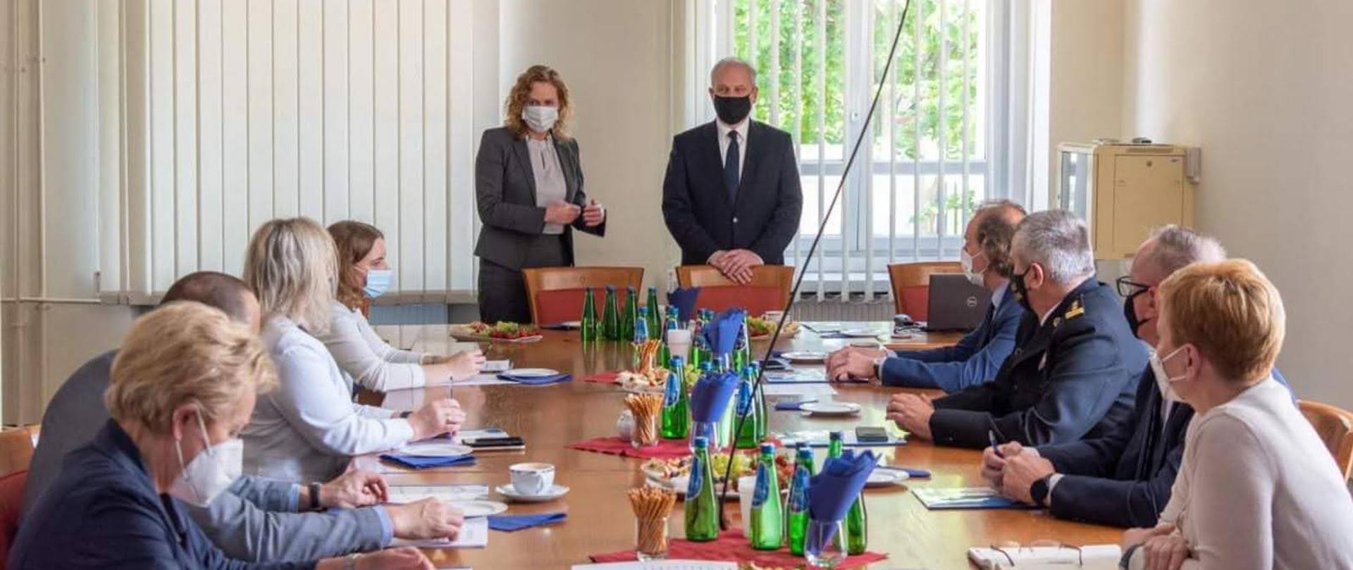 Posiedzenie członków rady Pomorskiego Oddziału Wojewódzkiego NFZ.