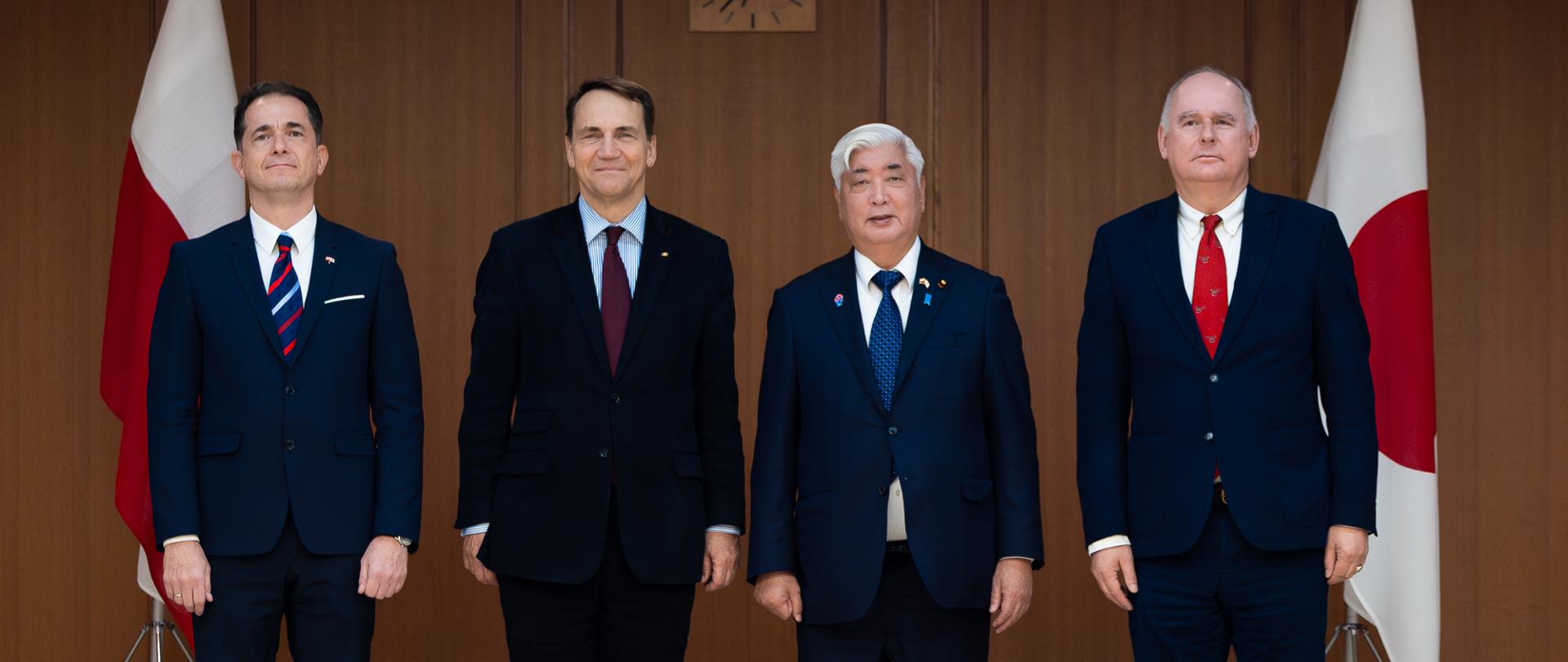 Foreign Minister Radosław Sikorski meets Japanese Minister of Defence Gen Nakatani