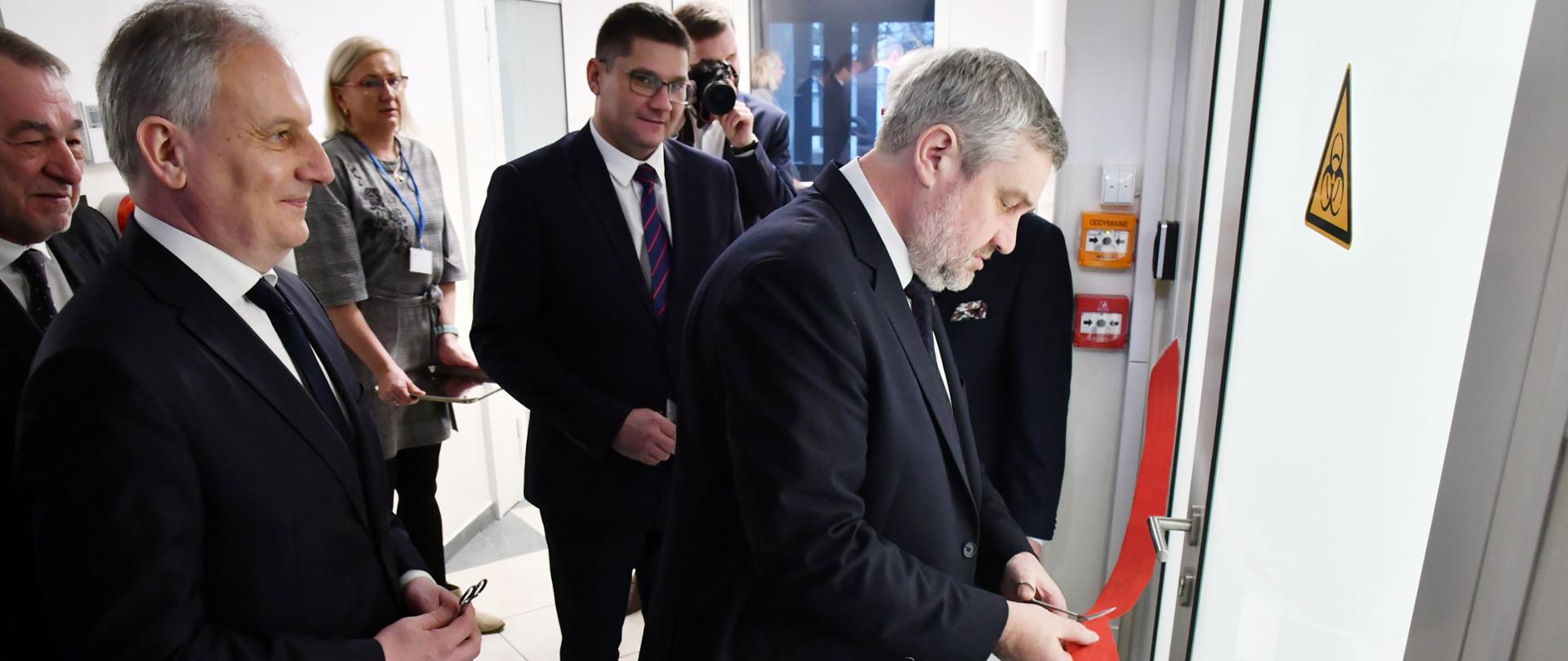 Uroczystość otwarcia nowego laboratorium 