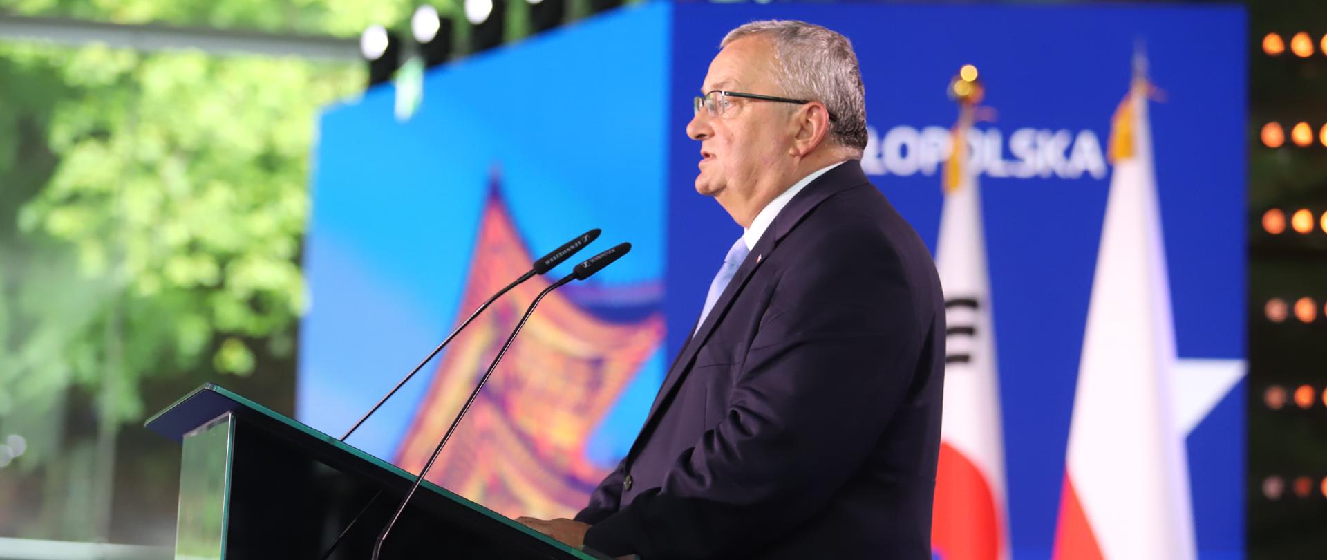 Minister infrastruktury Andrzej Adamczyk wziął udział w Krynica Forum 2023