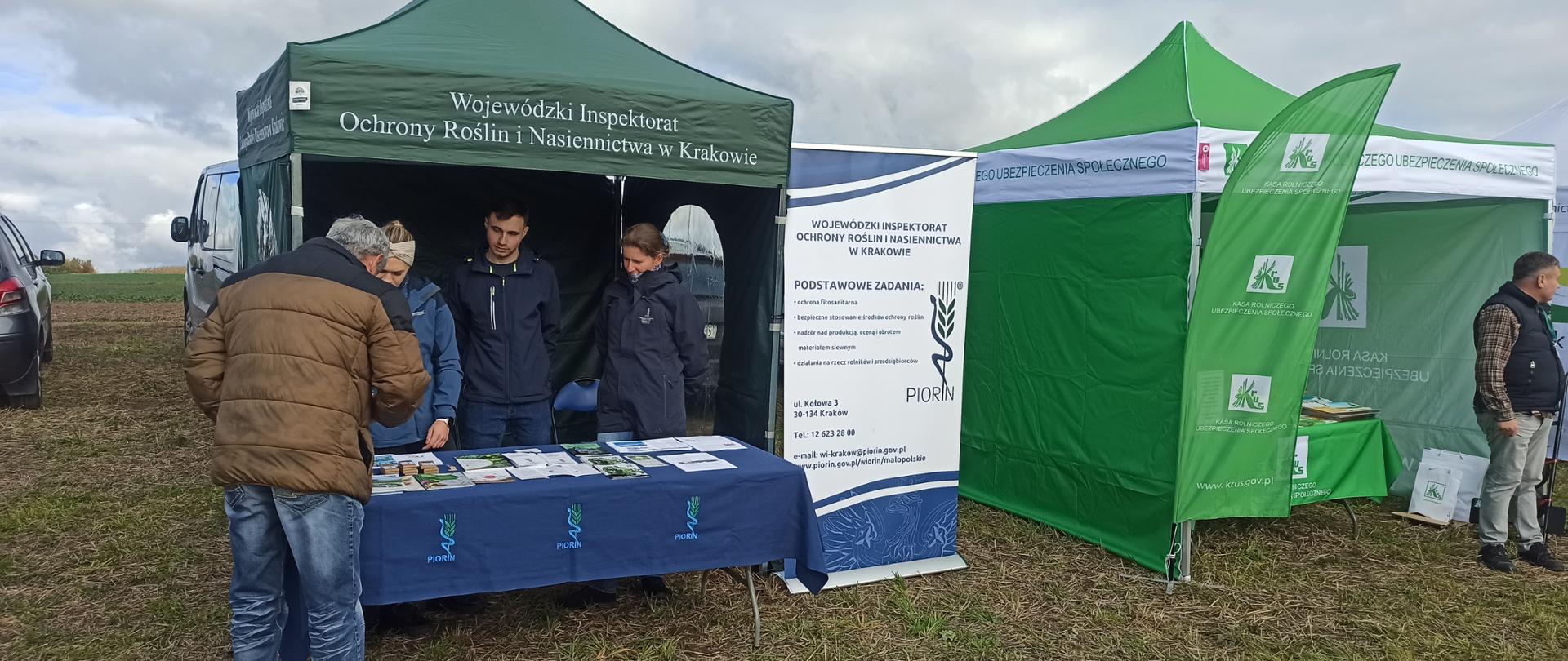 Stoisko Wojewódzkiego Inspektoratu Ochrony Roślin i Nasiennictwa w Krakowie