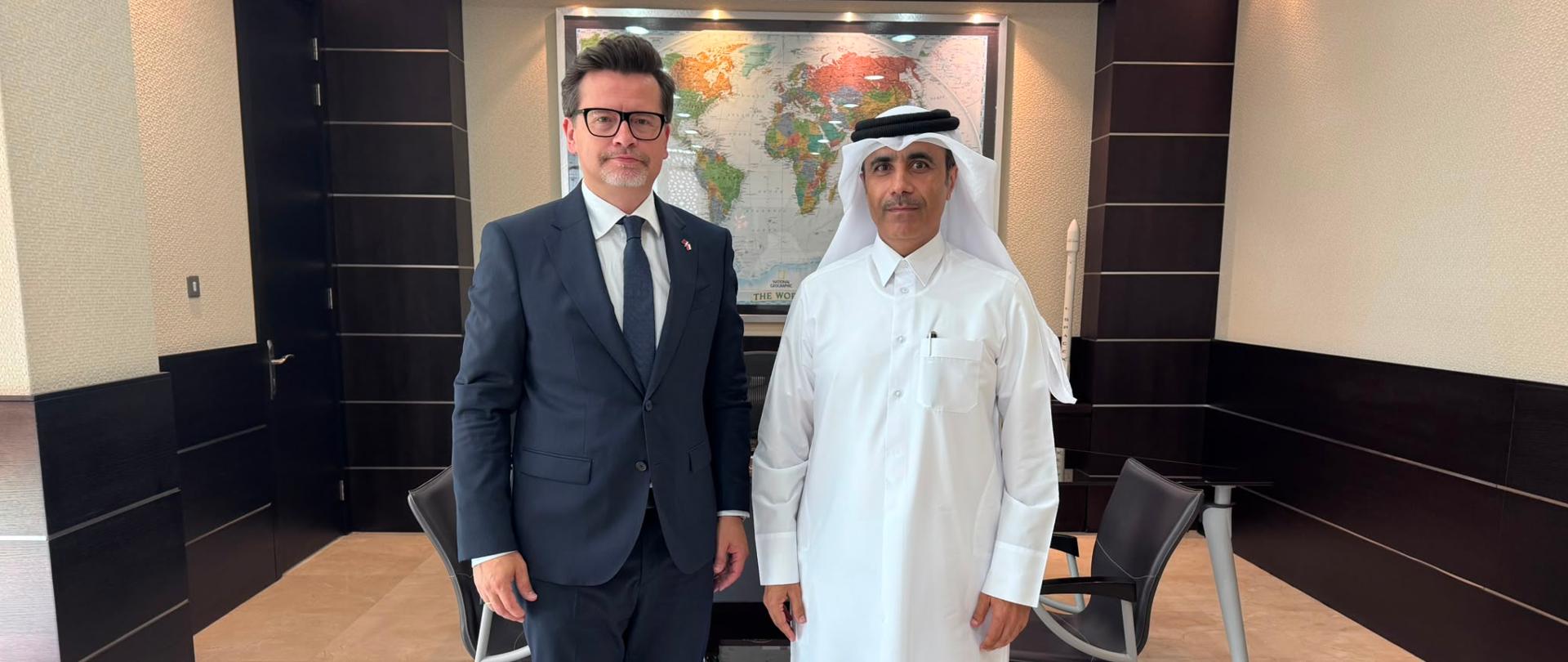 Meeting with Chairman of the Board of Directors of Es’hailSat.