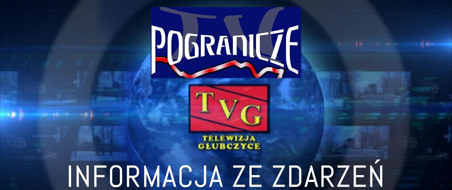 Infografika TV Głubczyce - Pogranicze prezentująca informacje ze zdarzeń KP PSP w Głubczycach.