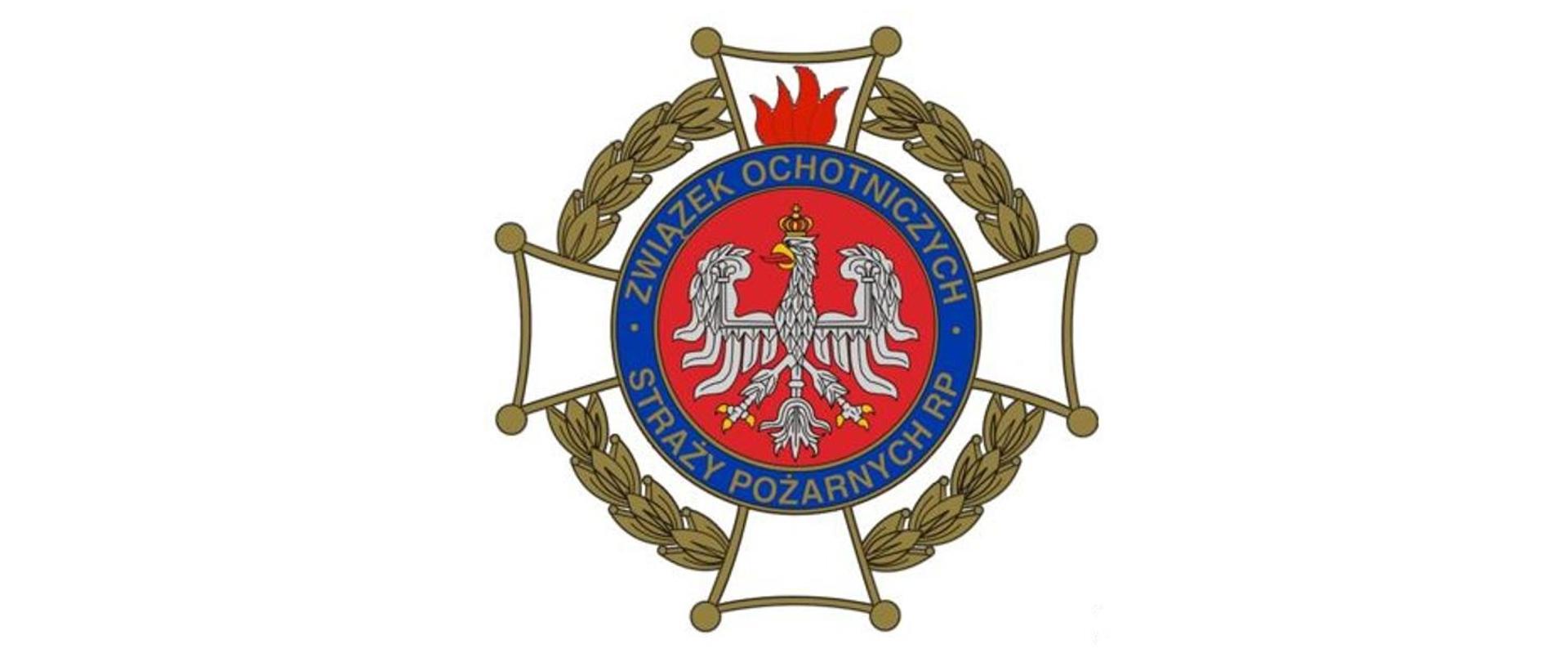 Logo Związku Ochotniczych Straży Pożarnych RP.