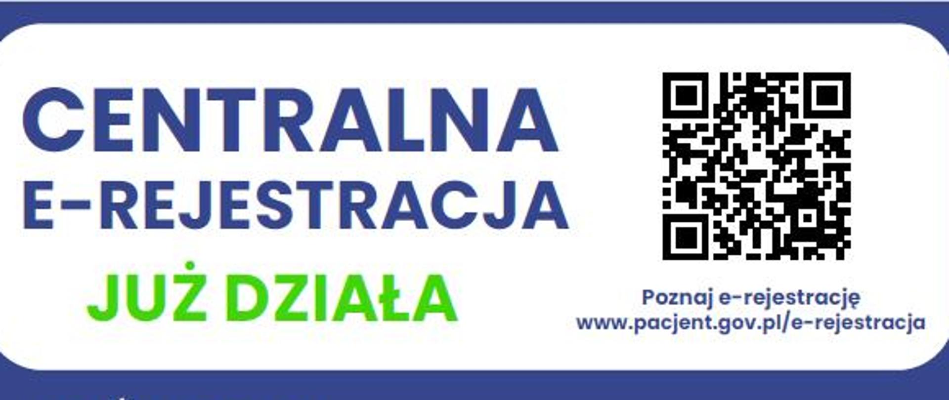 Ulotka dotyczące centralnej rejestracji 