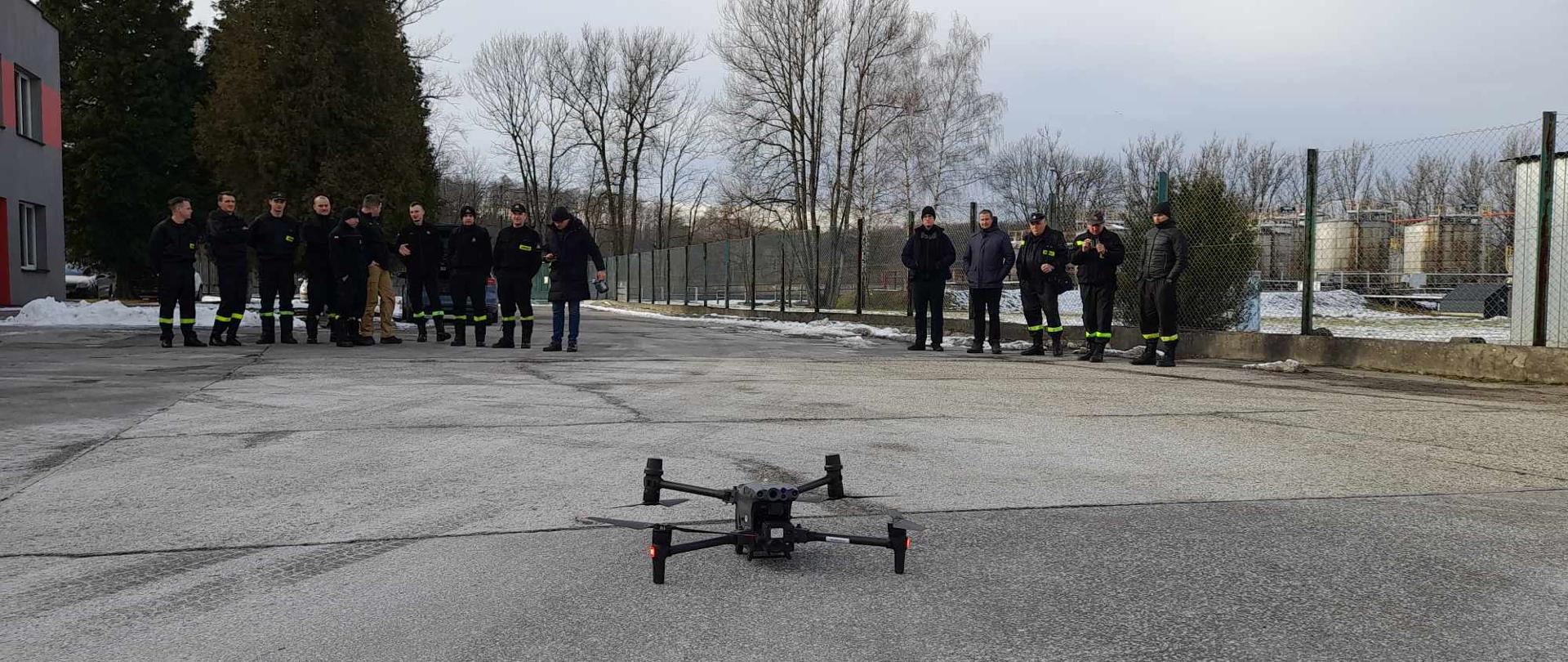 Pokaz wraz z panelem dyskusyjnym na temat możliwości wykorzystania dronów przez Jednostki Ochrony Przeciwpożarowej. 