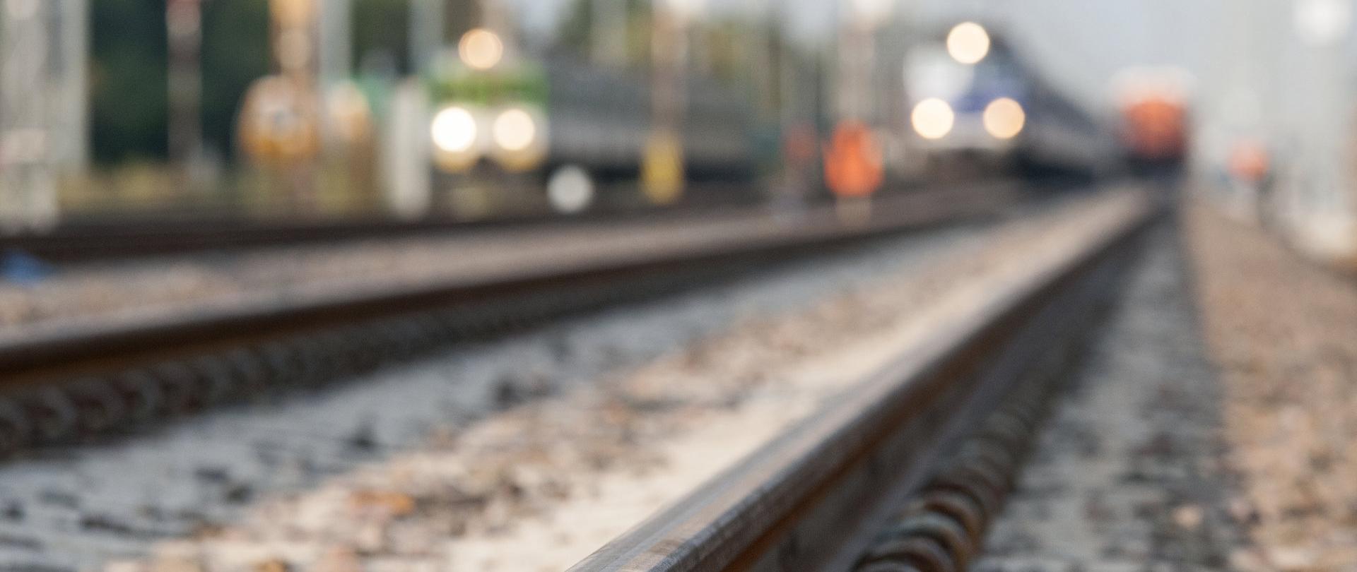 Zdjęcie torów kolejowych