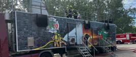 Szkolenie z gaszenia pożarów wewnętrznych w komorze Fire Dragon 7000