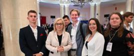 Ministra Paulina Hennig-Kloska w trakcie wydarzenia "Młodzi dla klimatu - klimat dla młodych"