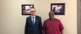 W dniu 18 marca 2025, chargé d’affaires Ambasady RP Michał Cygan spotkał się z Ambasadorem Republiki Gwinei Równikowej w Nigerii, Jego Ekscelencją Francisco Edu Ngua Mangue.