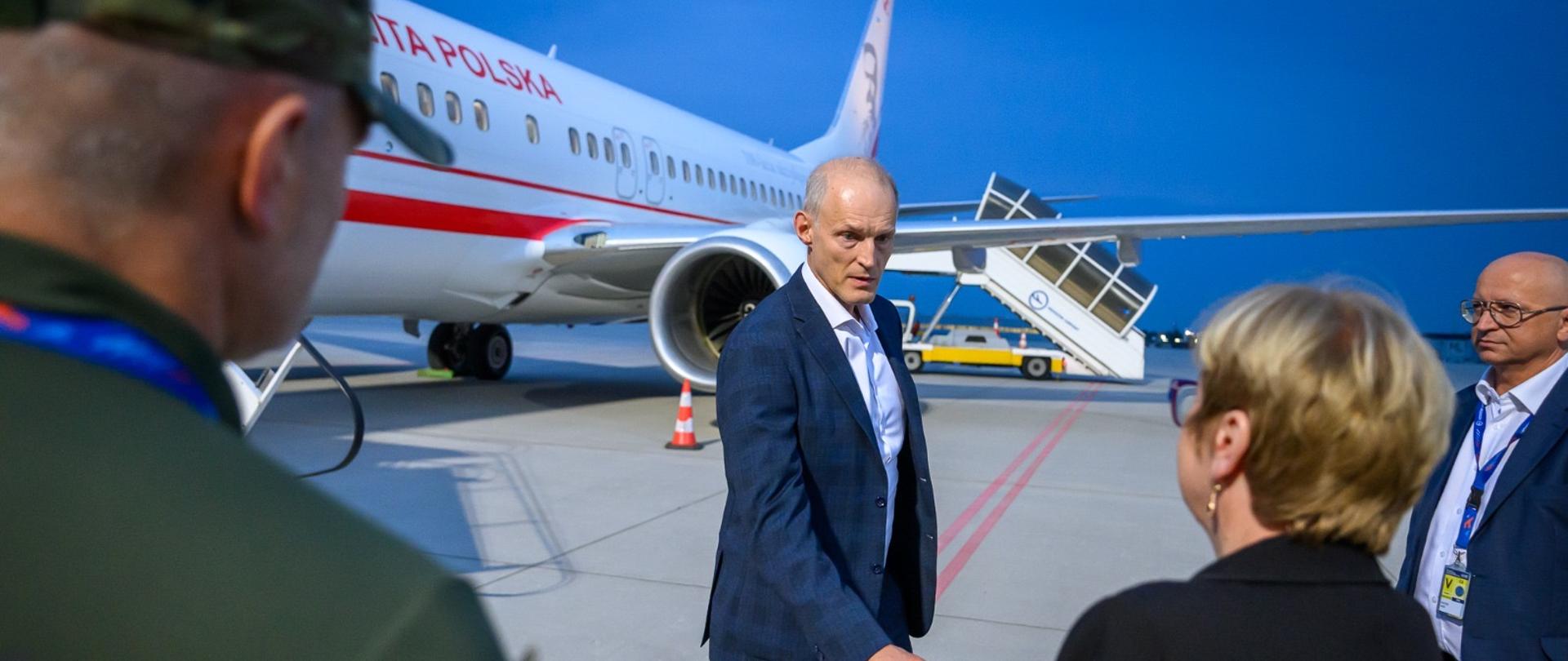 Samolot z poszkodowanymi w wypadku na Węgrzech wylądował w Rzeszowie