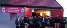 Spotkanie Wojewody Wielkopolskiego Michała Zielińskiego wraz z Wielkopolskim Komendantem Wojewódzkim PSP nadbryg. Dariuszem Matczakiem oraz Komendantem PSP w Obornikach mł. bryg. Michałem Mulką z druhami z OSP w Pacholewie.