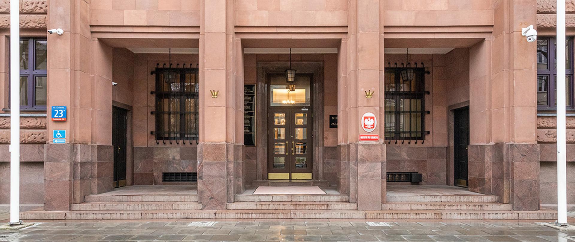 2019.12.13 Warszawa . Ilustracja , gmach . Budynek MSZ .
Fot. Tymon Markowski / MSZ