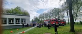 Wizyta obornickich strażaków u Podopiecznych WTZ w Wiardunkach