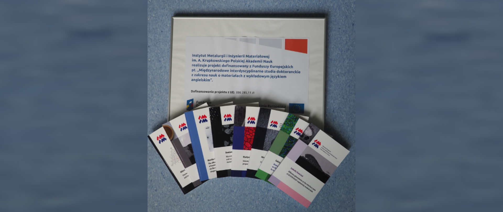 Wydrukowane monografie na podstawie prac doktorskich 8 beneficjentów projektu