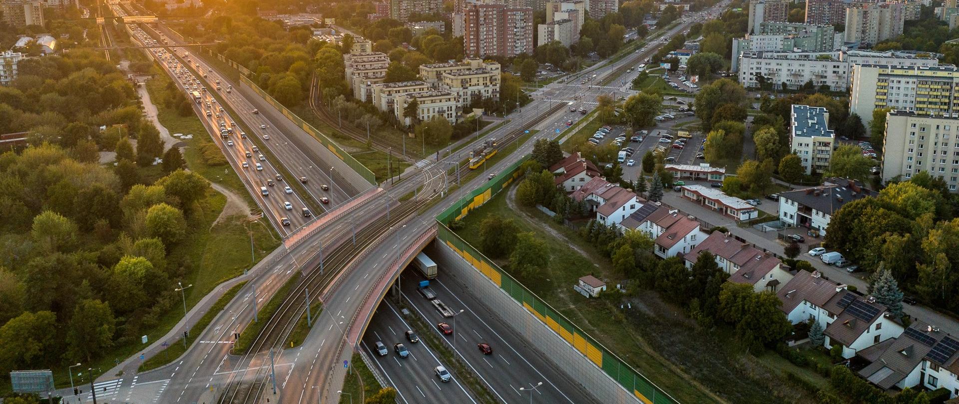 S8 Konotopa - Powązkowska, al. Obrońców Grodna na wysokości Bemowa