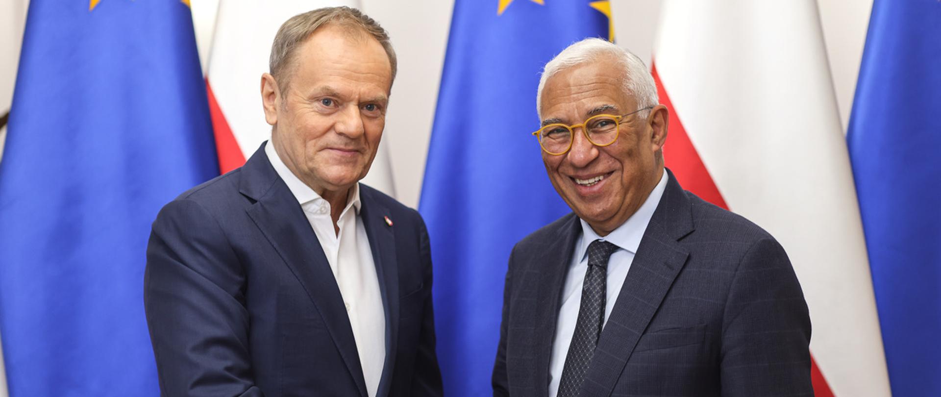 PM Tusk and António Costa in Warsaw