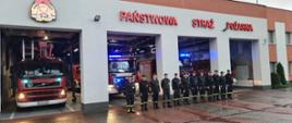 Hołd zmarłemu strażakowi