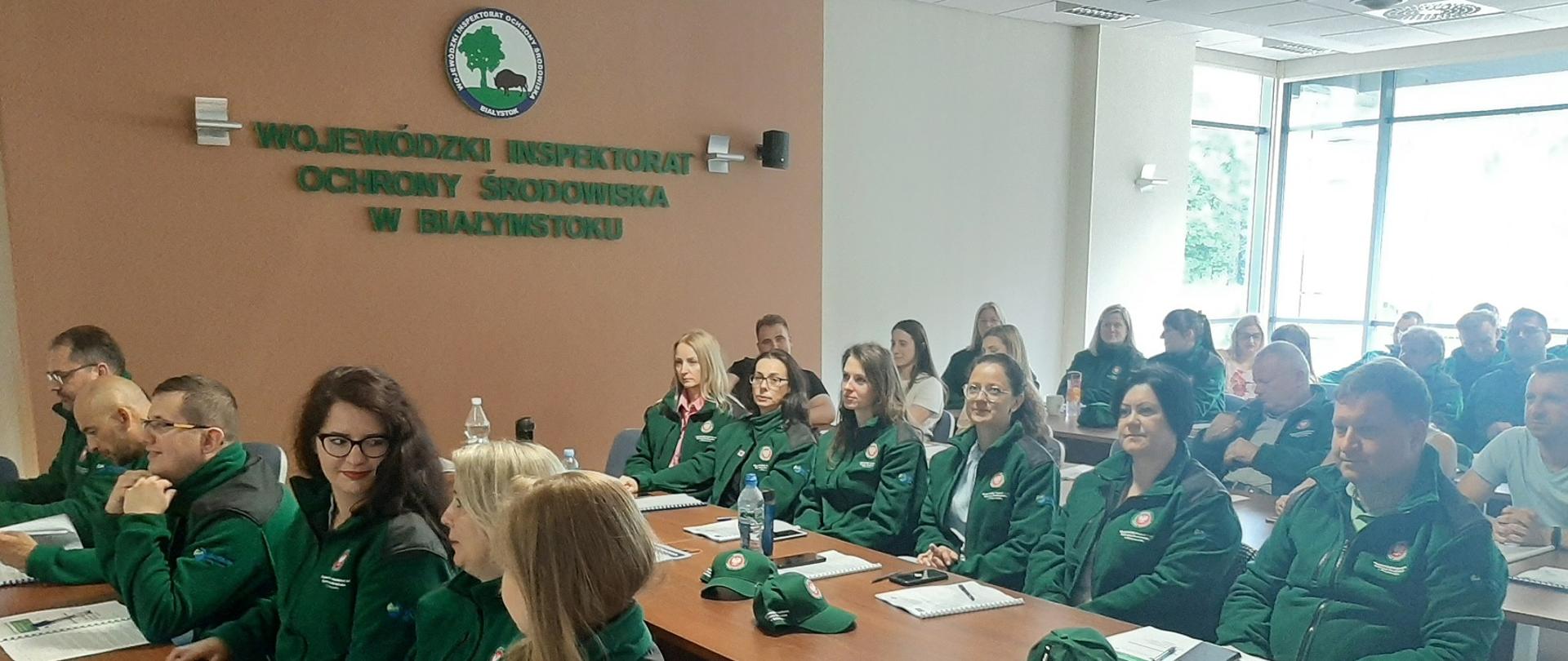 Pracownicy Wojewódzkiego Inspektoratu Ochrony Środowiska w Białymstoku biorą udział w seminarium