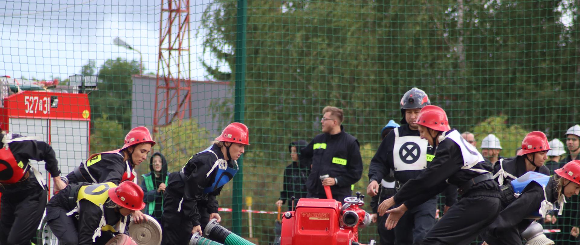 Powiatowe Zawody Sportowo – Pożarnicze Ochotniczych Straży Pożarnych powiatu obornickiego w Gościejewie. 