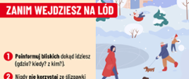 Ilustracja - bezpieczeństwo dzieci podczas ferii