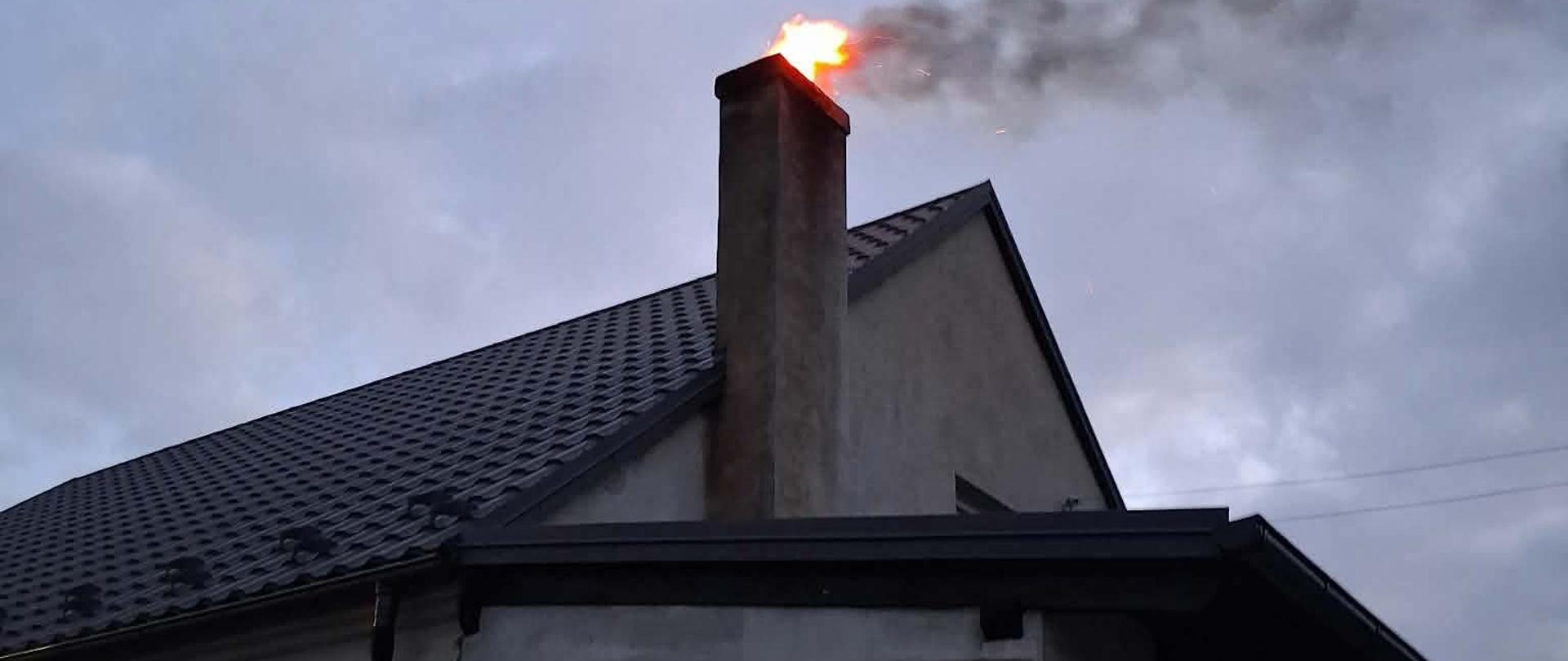 Kolejny pożar sadzy w przewodzie kominowym tym razem w gminie Kobylin