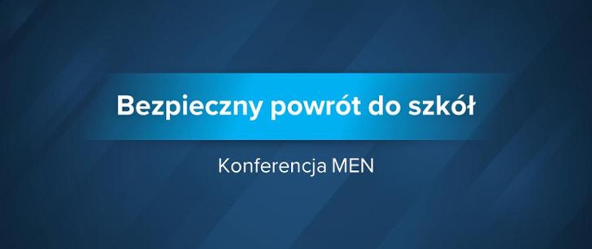MEN-bezpieczny powrót do szkół