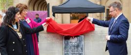 Unveiling of the plaque dedicated to the Polish Armed Forces in downtown Manchester