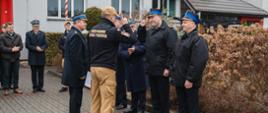Pożegnanie strażaków odchodzących na zaopatrzenie emerytalne (31.01.2025 r.)