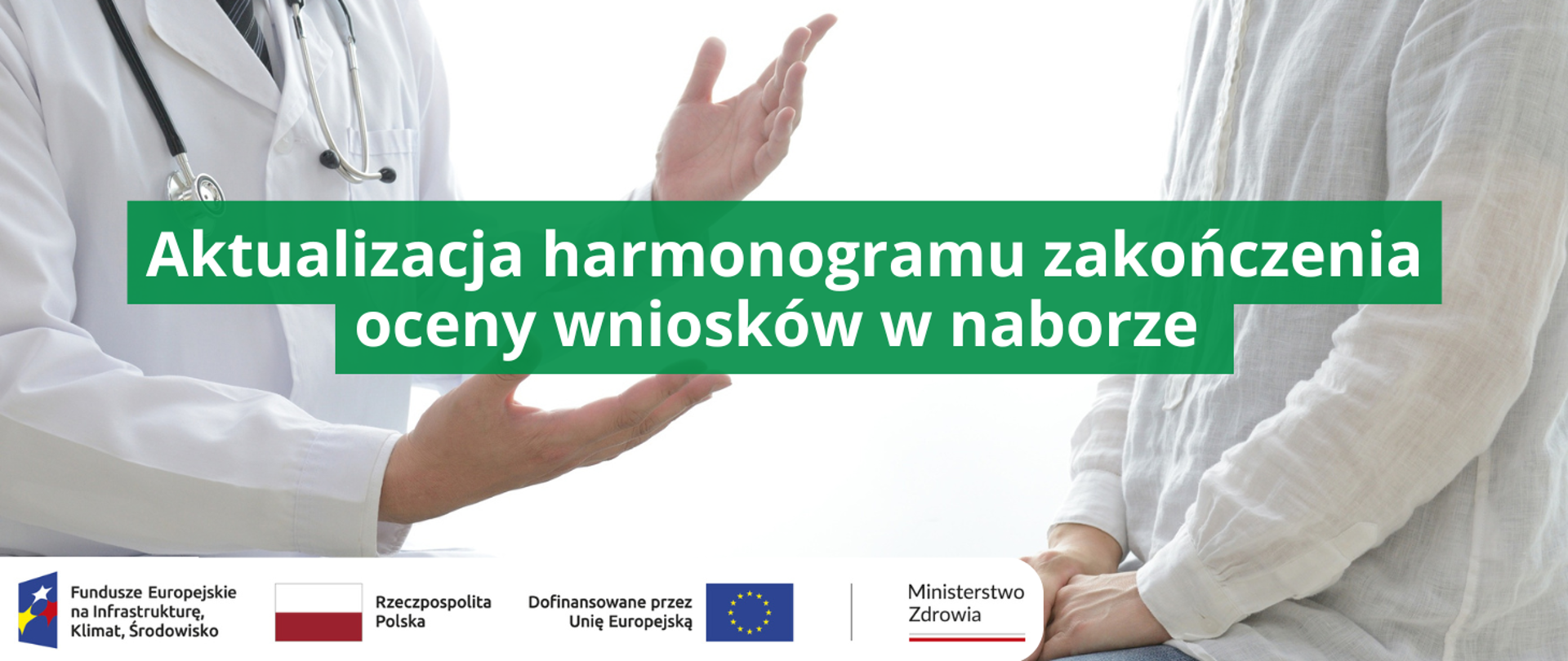 Aktualizacja harmonogramu zakończenia oceny wniosków w naborze 