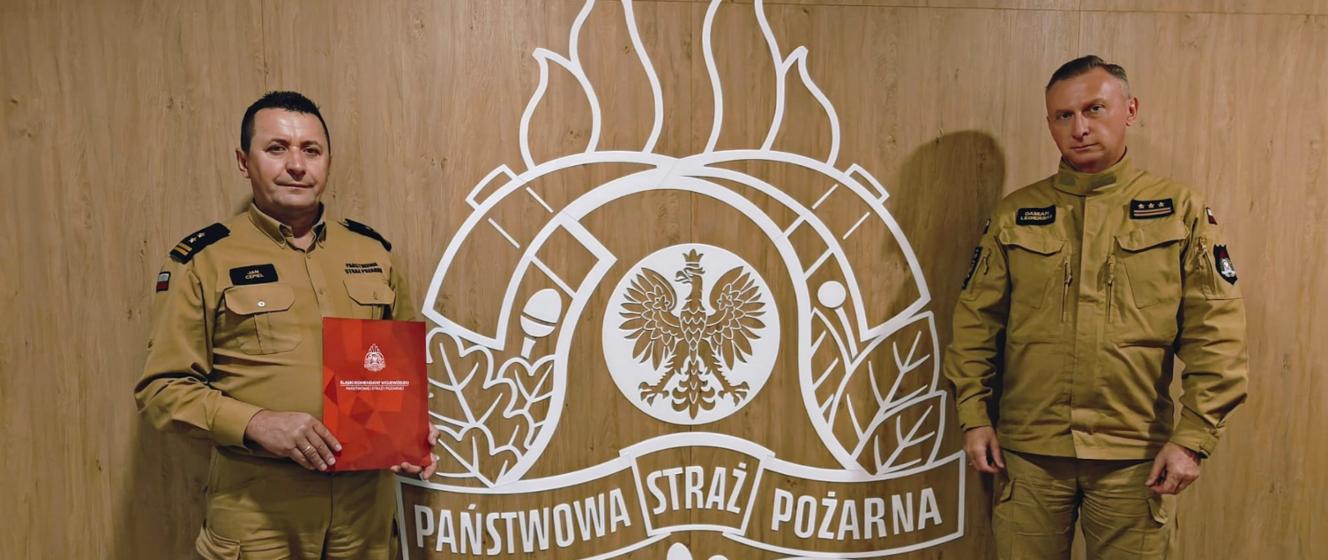 Nagroda za organizację II Mistrzostw Polski Strażaków w Ratownictwie Technicznym