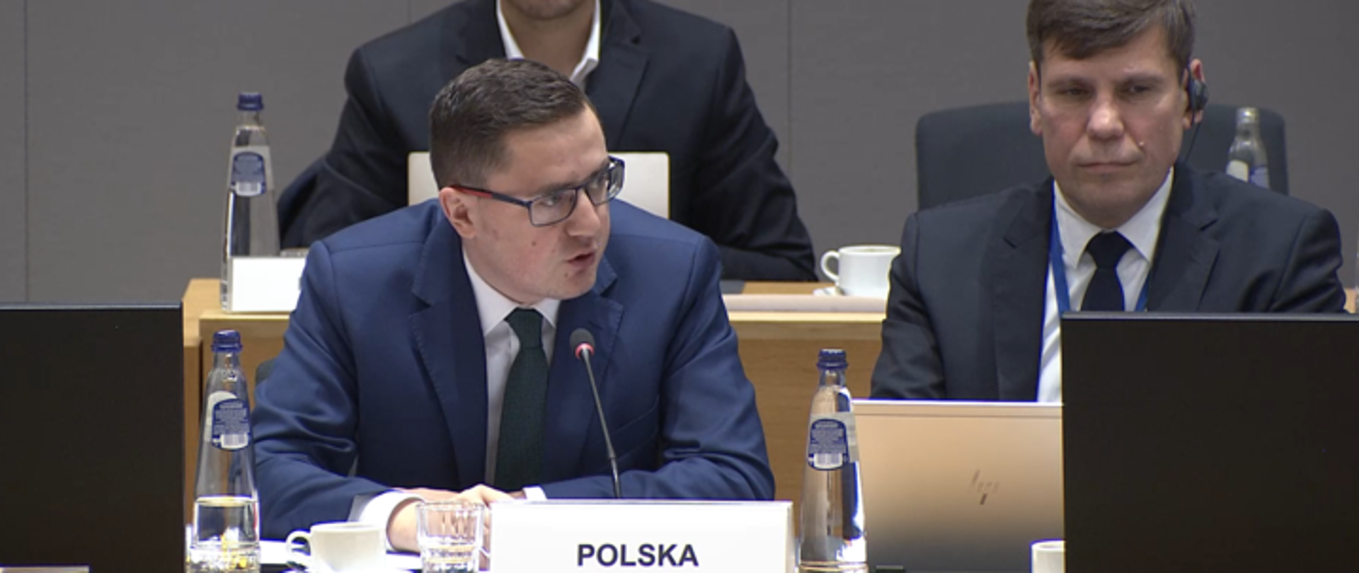 Wiceminister Miłosz Motyka na posiedzeniu Rady ds. Energii 